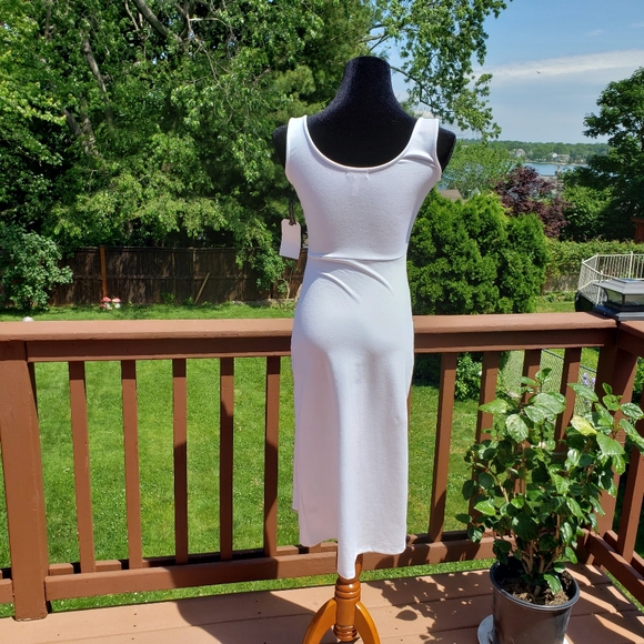 NWT LEITH Bodycon White Tank Dress Sz S - Picture 5 of 16